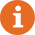 icon information orange