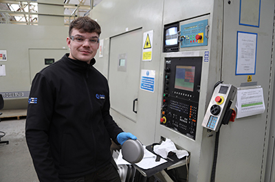 Luke is flying high on aerospace apprenticeship