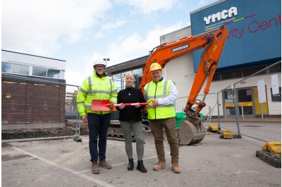 Work underway on vibrant annexe for YMCA North Staffordshire