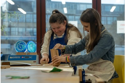 Students make eco-friendly trophies for Reconomy awards