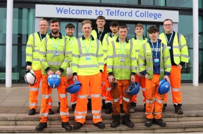 Telford College is paving the way for new road surfacing careers