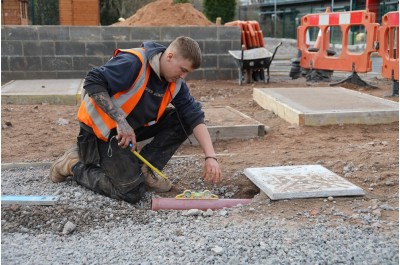 100% pass rate for latest group of Telford College groundworks students