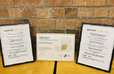 Assured ISO ISO9001 Quality & ISO14001 Environmental Certification Pleydell Smithyman