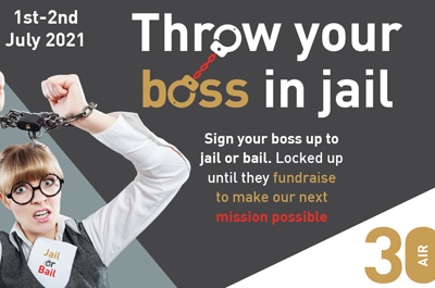 Sentence the Boss to a Night in the Clink and Help Save Lives