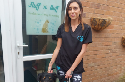 Beth trans-fur-ming dogs around the county