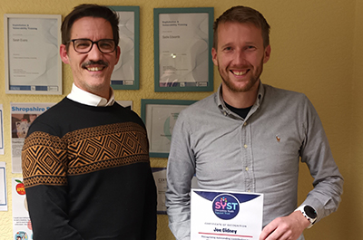 Shropshire charity celebrate outstanding contribution from a local volunteer 