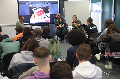 BBC presenters share top tips with music and media students