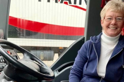 Dragons’ Den entrepreneur an inspiration to mature learner coach drivers