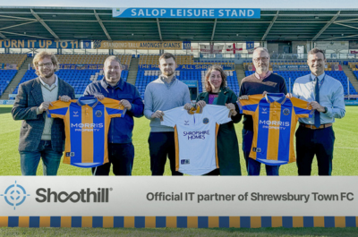 Shoothill are the official IT partner for Shrewsbury Town Football Club.