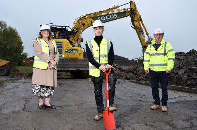 Construction team breaks ground on latest Centurion Park unit