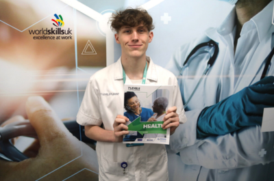 Telford College health student flying the flag for county at 'Skills Olympics'
